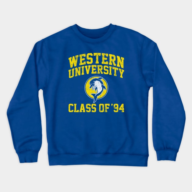 Western University Class of 94 Crewneck Sweatshirt by huckblade